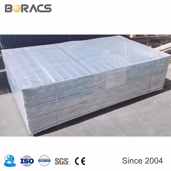 Hot DIP Galvanized Compound Bar Grating Steel Floor Grating with Checkered Plate for Catwalk